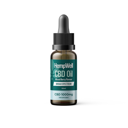 CBD BROAD SPECTRUM OIL DROPS 1000MG (30ML)