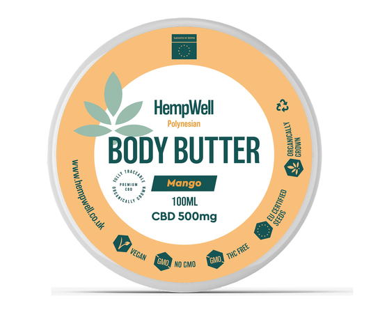 CBD BODY BUTTER – MANGO 500MG (200ML)